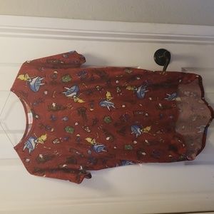 LulaRoe Disney Alice in Wonderland Tshirt Size 14
